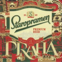 Pivní tácek staropramen-316