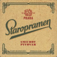 Pivní tácek staropramen-443