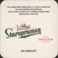 Beer coaster staropramen-81-zadek