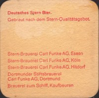 Pivní tácek stern-brauerei-c-funke-13-zadek