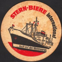 Beer coaster stern-brauerei-c-funke-17-zadek