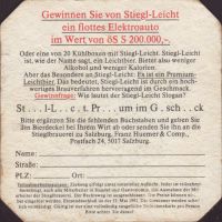 Beer coaster stiegl-126-zadek