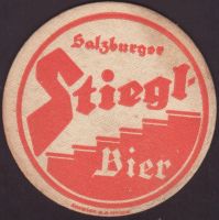 Beer coaster stiegl-130-oboje