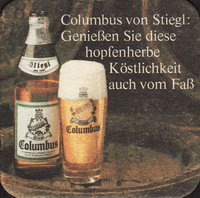 Beer coaster stiegl-22-zadek