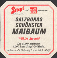 Beer coaster stiegl-4-zadek