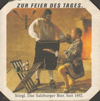 Beer coaster stiegl-42-zadek