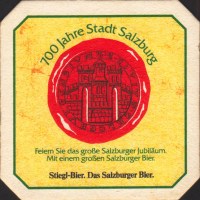 Beer coaster stiegl-45-zadek