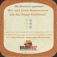 Beer coaster stiegl-47-zadek