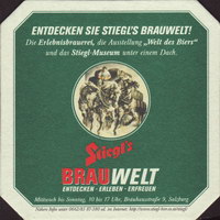 Beer coaster stiegl-48-zadek