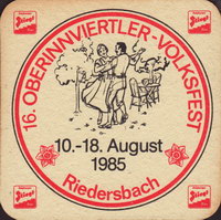 Beer coaster stiegl-54-zadek