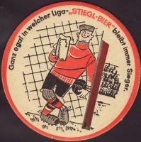 Beer coaster stiegl-83-zadek