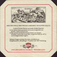 Beer coaster stiegl-88-zadek