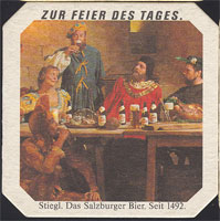 Beer coaster stiegl-9-zadek