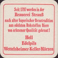 Beer coaster strauss-1-zadek