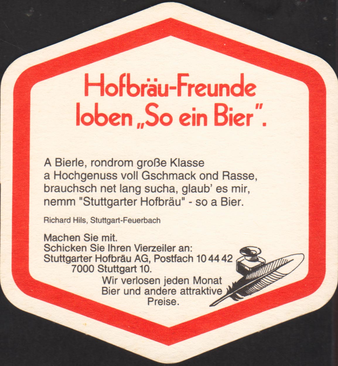 Beer coaster stuttgarter-hofbrau-1-zadek