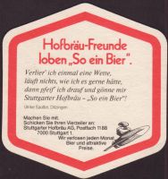 Beer coaster stuttgarter-hofbrau-100-zadek