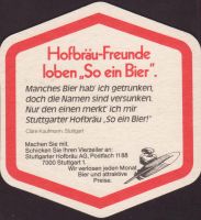 Beer coaster stuttgarter-hofbrau-105-zadek