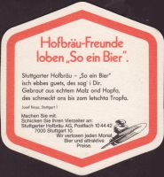 Beer coaster stuttgarter-hofbrau-107-zadek