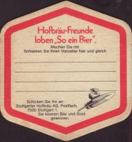 Beer coaster stuttgarter-hofbrau-69-zadek