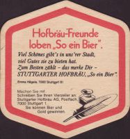 Beer coaster stuttgarter-hofbrau-77-zadek