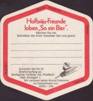 Beer coaster stuttgarter-hofbrau-87-zadek