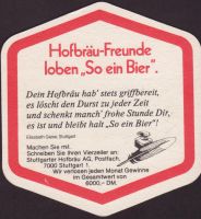 Beer coaster stuttgarter-hofbrau-90-zadek