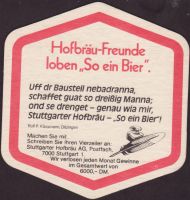 Beer coaster stuttgarter-hofbrau-91-zadek