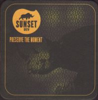 Beer coaster sunset-brew-1