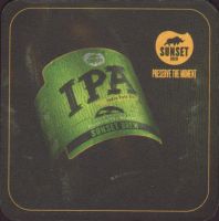 Beer coaster sunset-brew-2-zadek