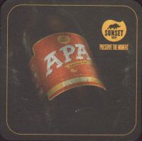 Beer coaster sunset-brew-3-zadek