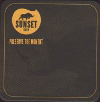 Beer coaster sunset-brew-4