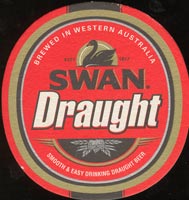 Beer coaster swan-1