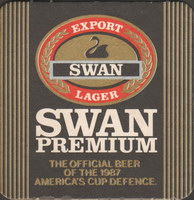 Beer coaster swan-14