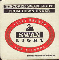 Beer coaster swan-22