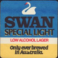 Beer coaster swan-23