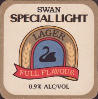 Beer coaster swan-26