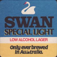 Beer coaster swan-34