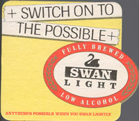 Beer coaster swan-5