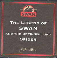 Beer coaster swan-7