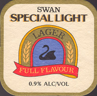 Beer coaster swan-9