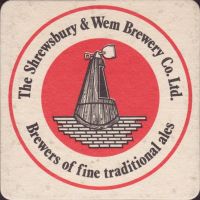 Beer coaster the-shrewsbury-and-wem-1-zadek