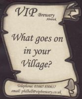 Pivní tácek the-village-inn-pub-vip-brewery-1-zadek