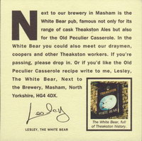 Beer coaster theakston-14-zadek