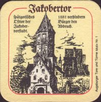 Beer coaster thorbrau-12-zadek