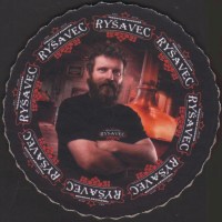 Beer coaster tikovicky-pivovar-rysavec-1-zadek