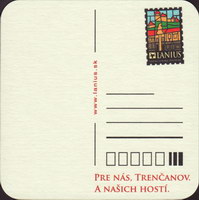 Beer coaster trenciansky-pivovar-lanius-1-zadek