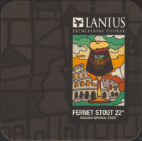 Beer coaster trenciansky-pivovar-lanius-141-small