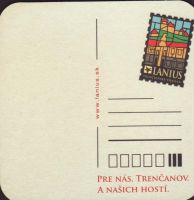 Pivní tácek trenciansky-pivovar-lanius-16-zadek