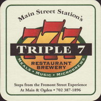 Beer coaster triple-7-brewpub-at-main-street-station-1