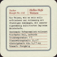 Beer coaster tucher-brau-46-zadek